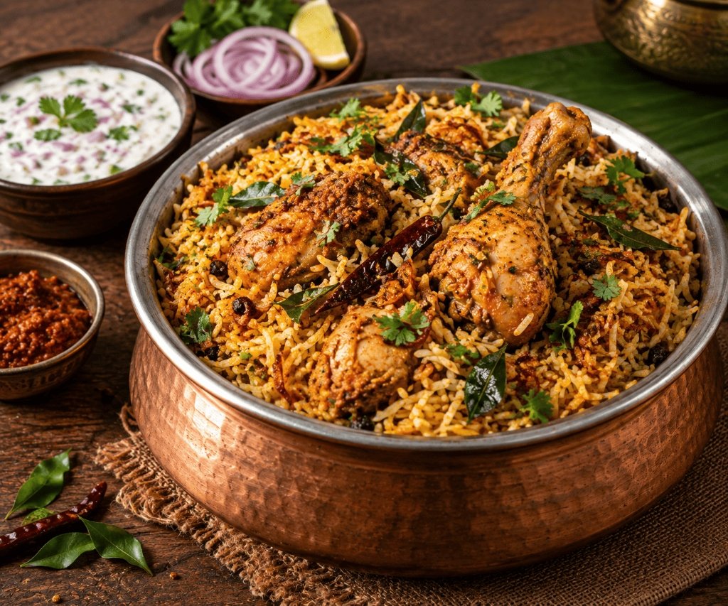 Andhra Chicken Biryani