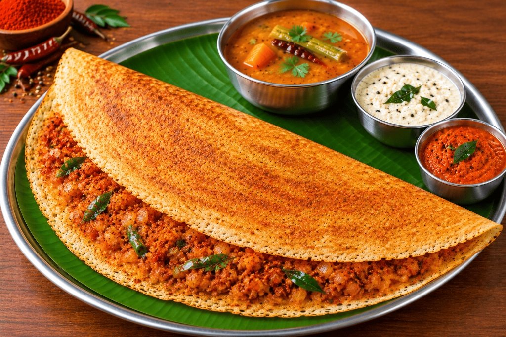 Andhra Karam Dosa