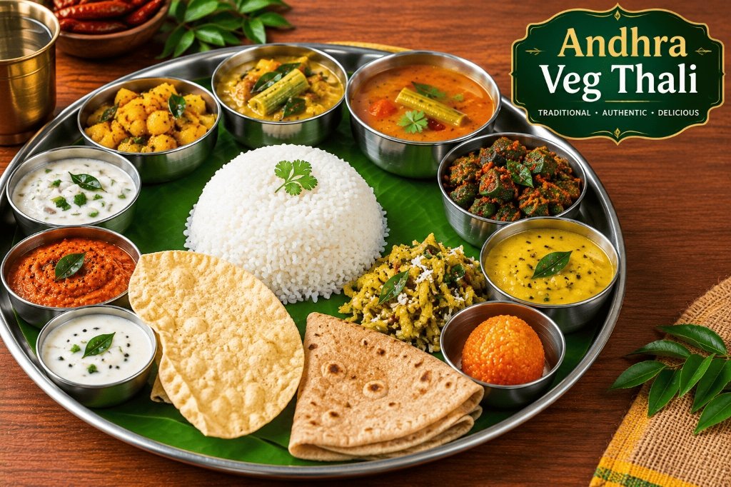 Andhra Veg Thali