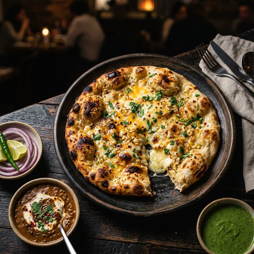 Cheese Garlic Naan