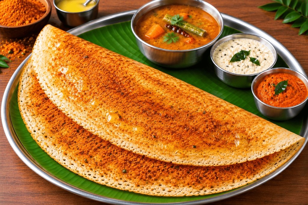 Ghee Podi Dosa