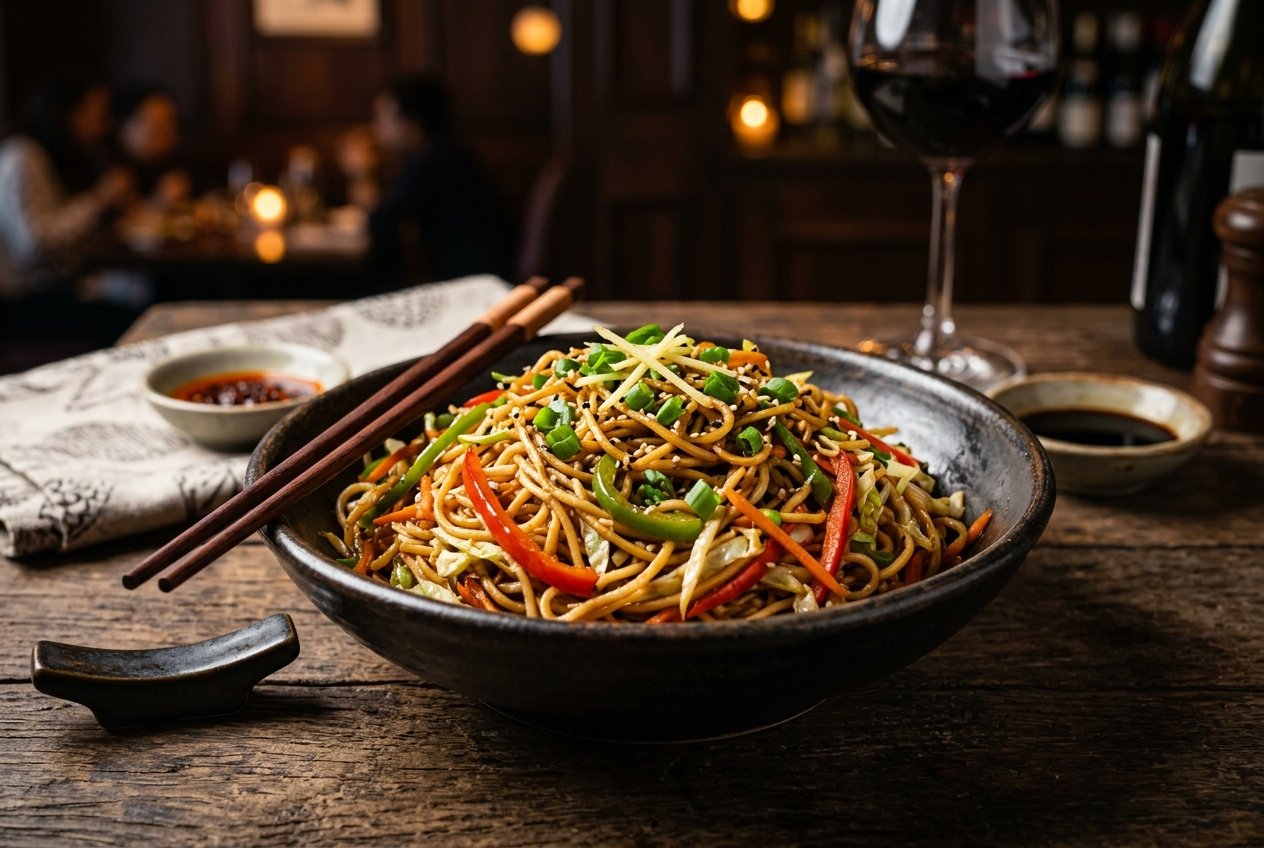 Veg Hakka Noodles